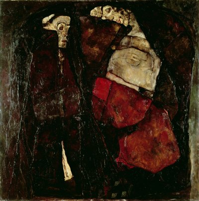 Femme enceinte et la Mort, 1911 - Egon Schiele